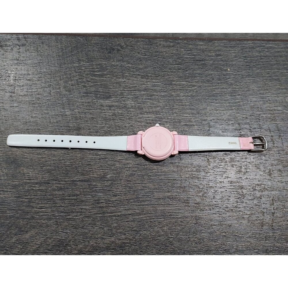 Minnie Mouse Walt Disney Quartz Ladies Girls Pink Watch Leather Band New Battery - Picture 6 of 10